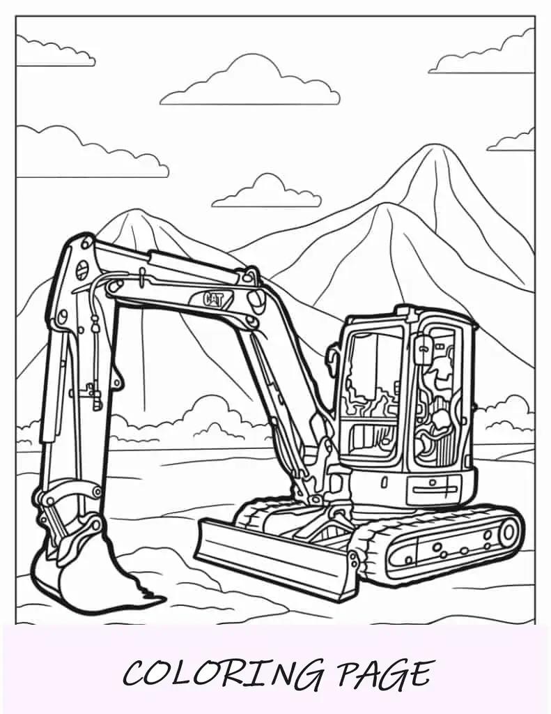 Miniexcavadora de oruga