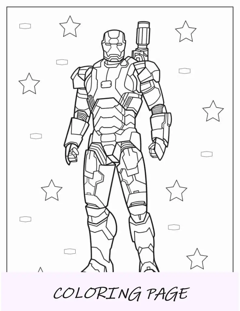Folha para colorir do Hulk Smash
