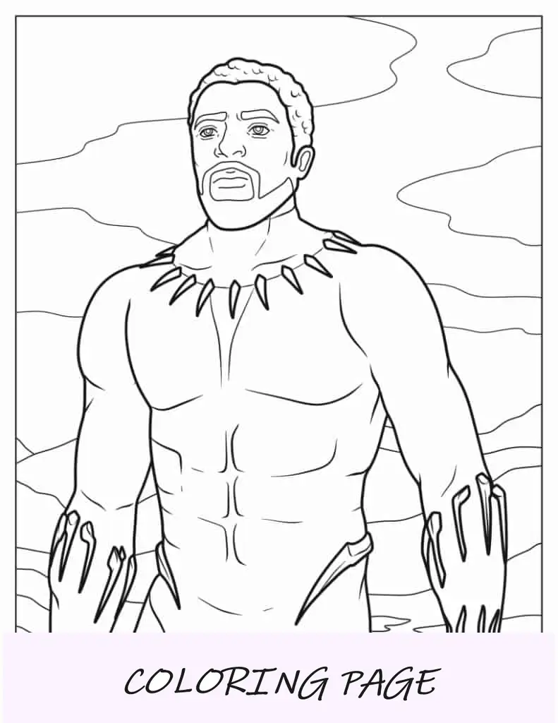 Imagem em destaque das páginas para colorir dos Vingadores da Marvel
