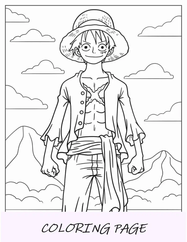 Hoja para colorear de Naruto y Sasuke