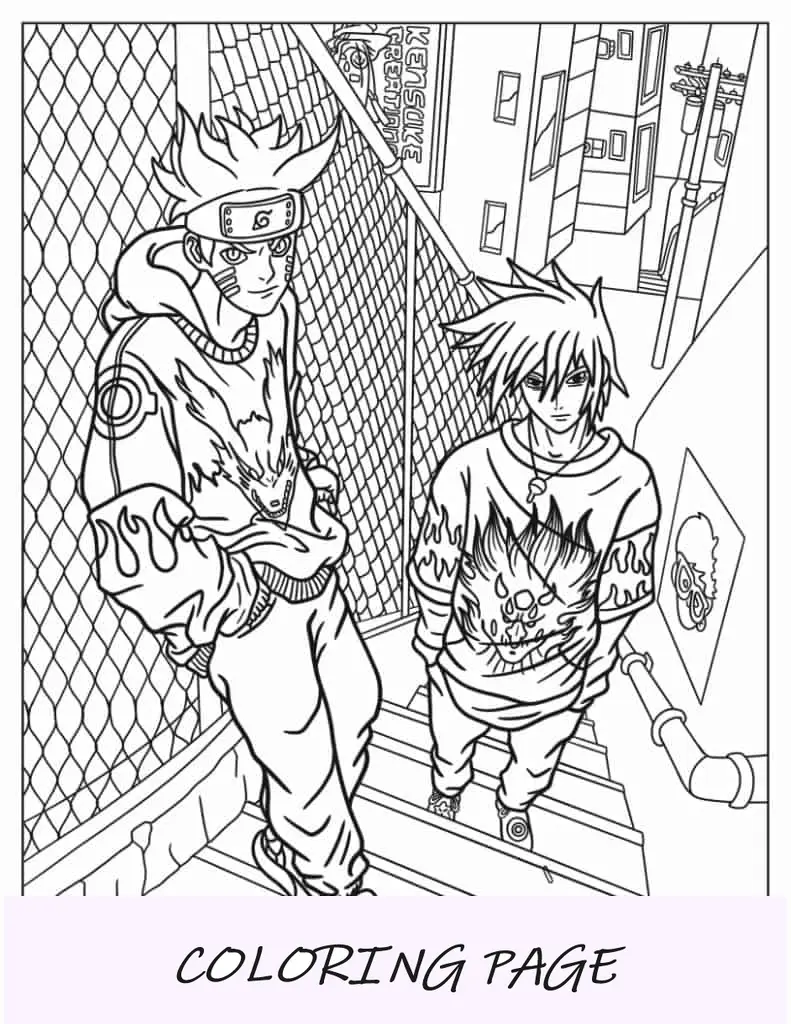 Página para colorear de Digimon Kawaii para niños