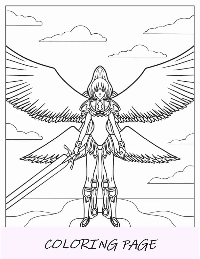 Página para colorear de anime de One Piece