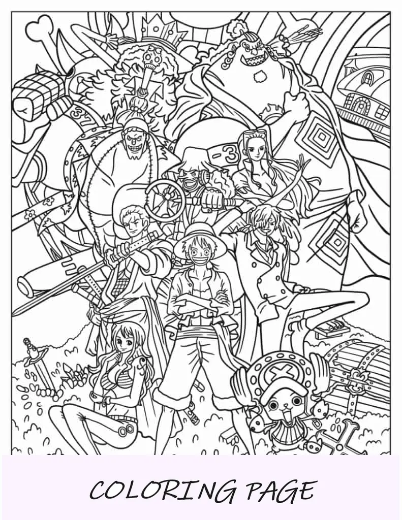 Dibujo para colorear de Final Fantasy VII