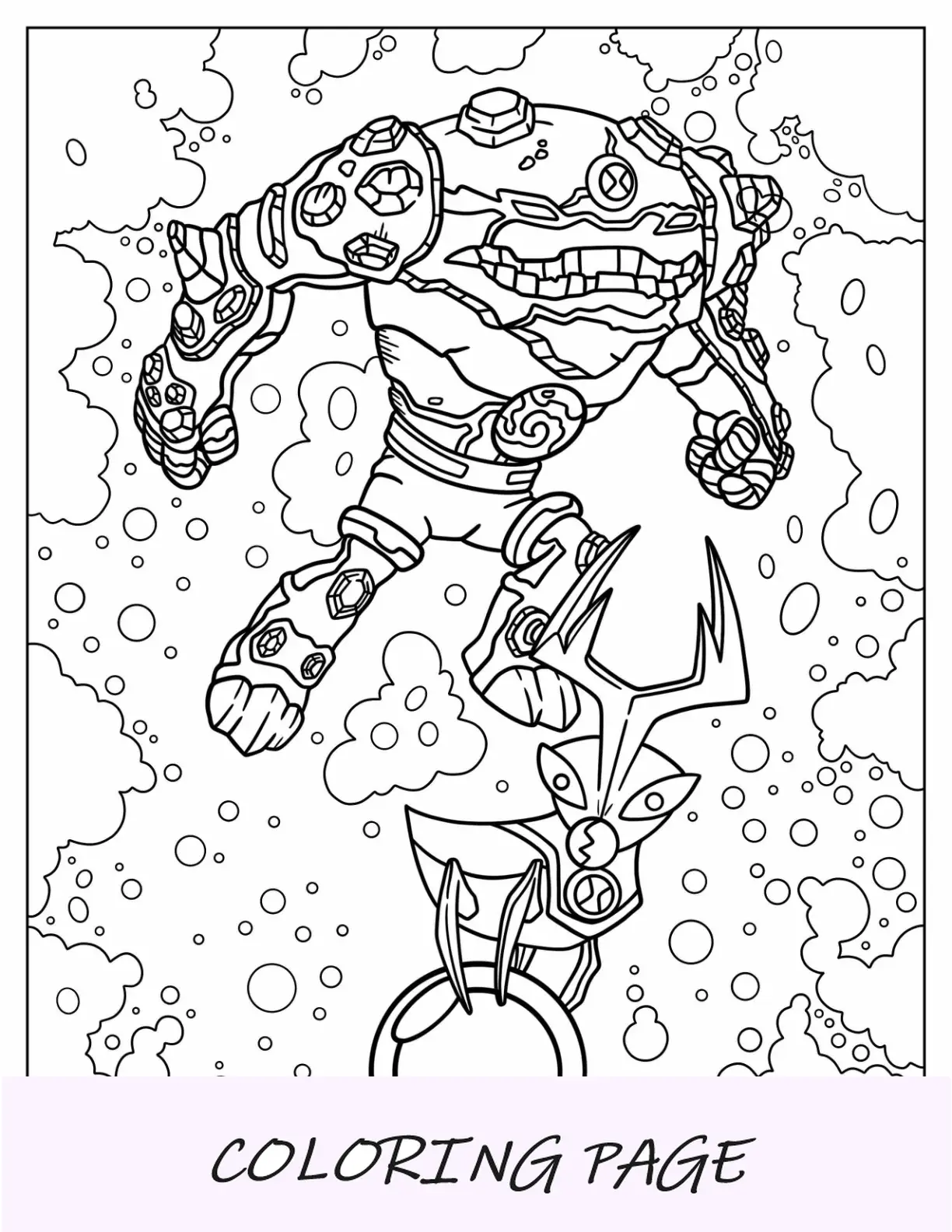 Ben 10 Para Colorear De Gravattack Con Ballweevil