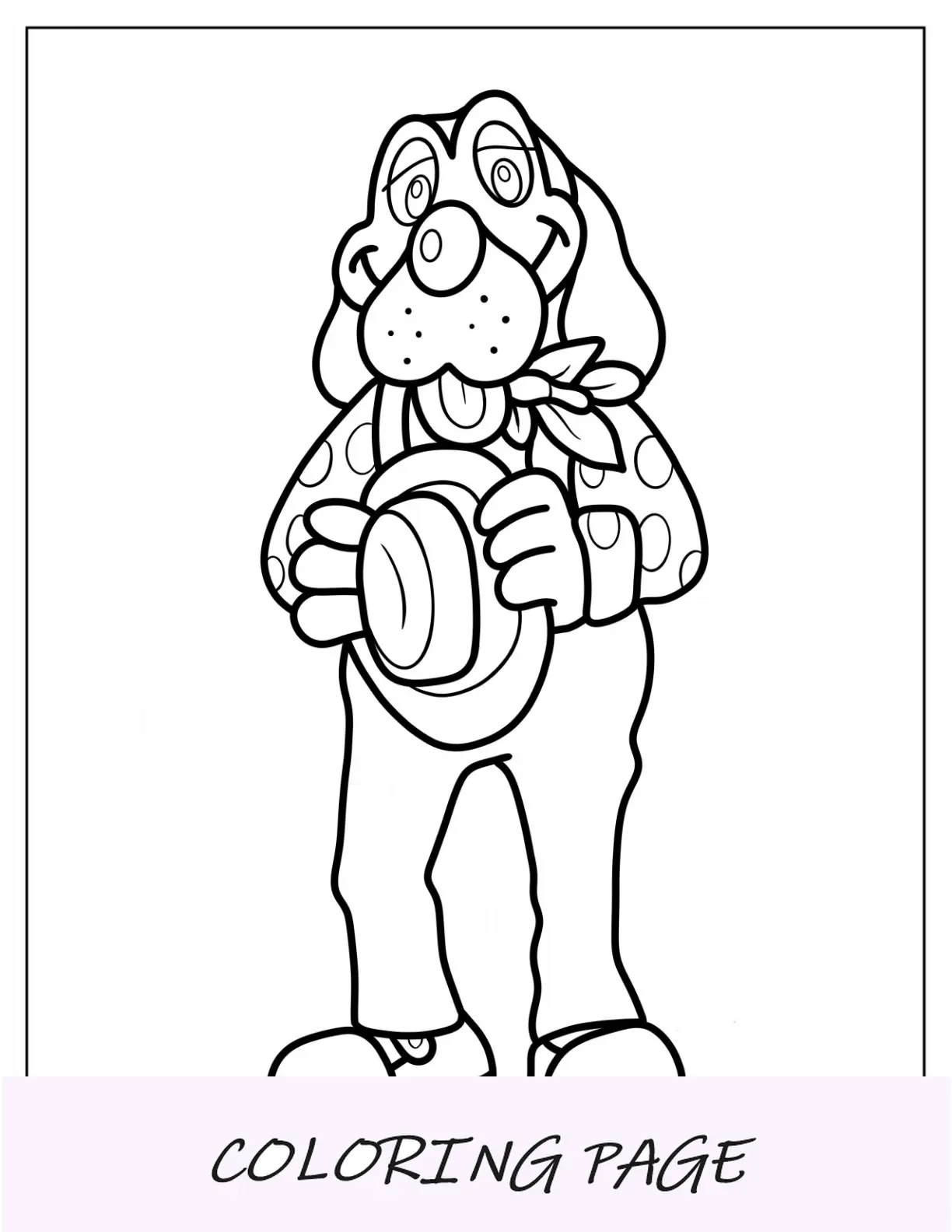 Página para colorir de Chuck E. Cheese de Jasper T Jowls