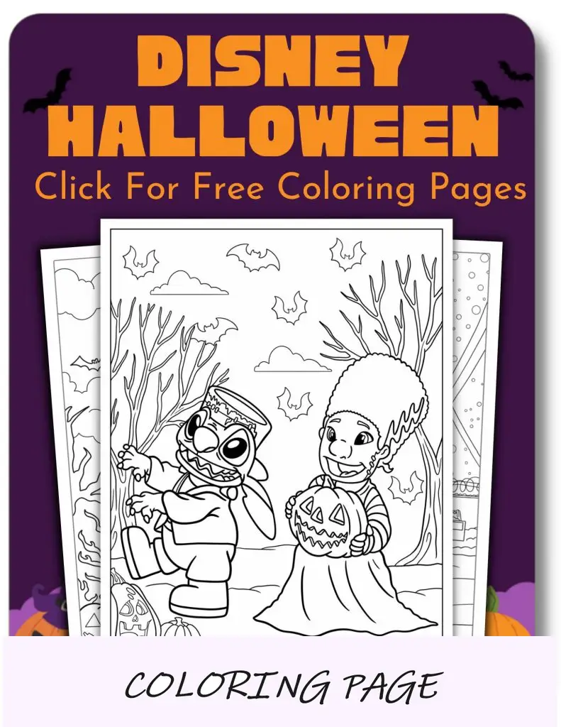 Desenhos para colorir de Halloween da Disney para o Halloween