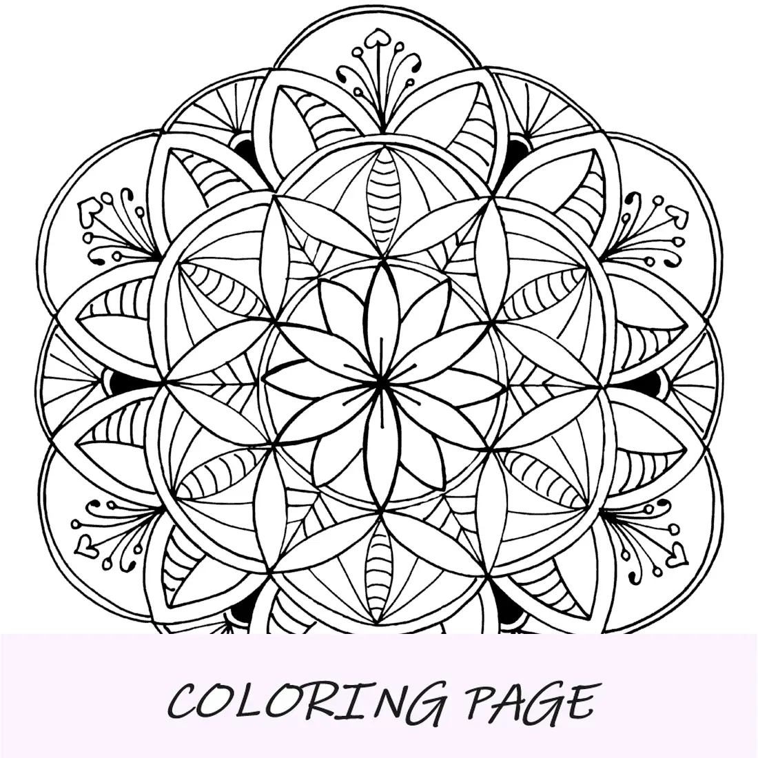 Mandala Jardim Azul