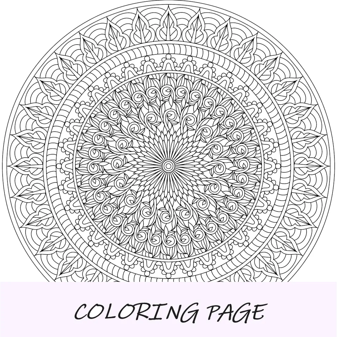 Mandala de alegria de outono