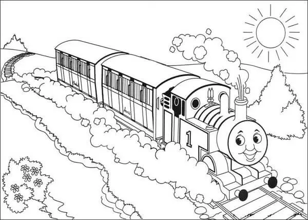Thomas Coloring Page