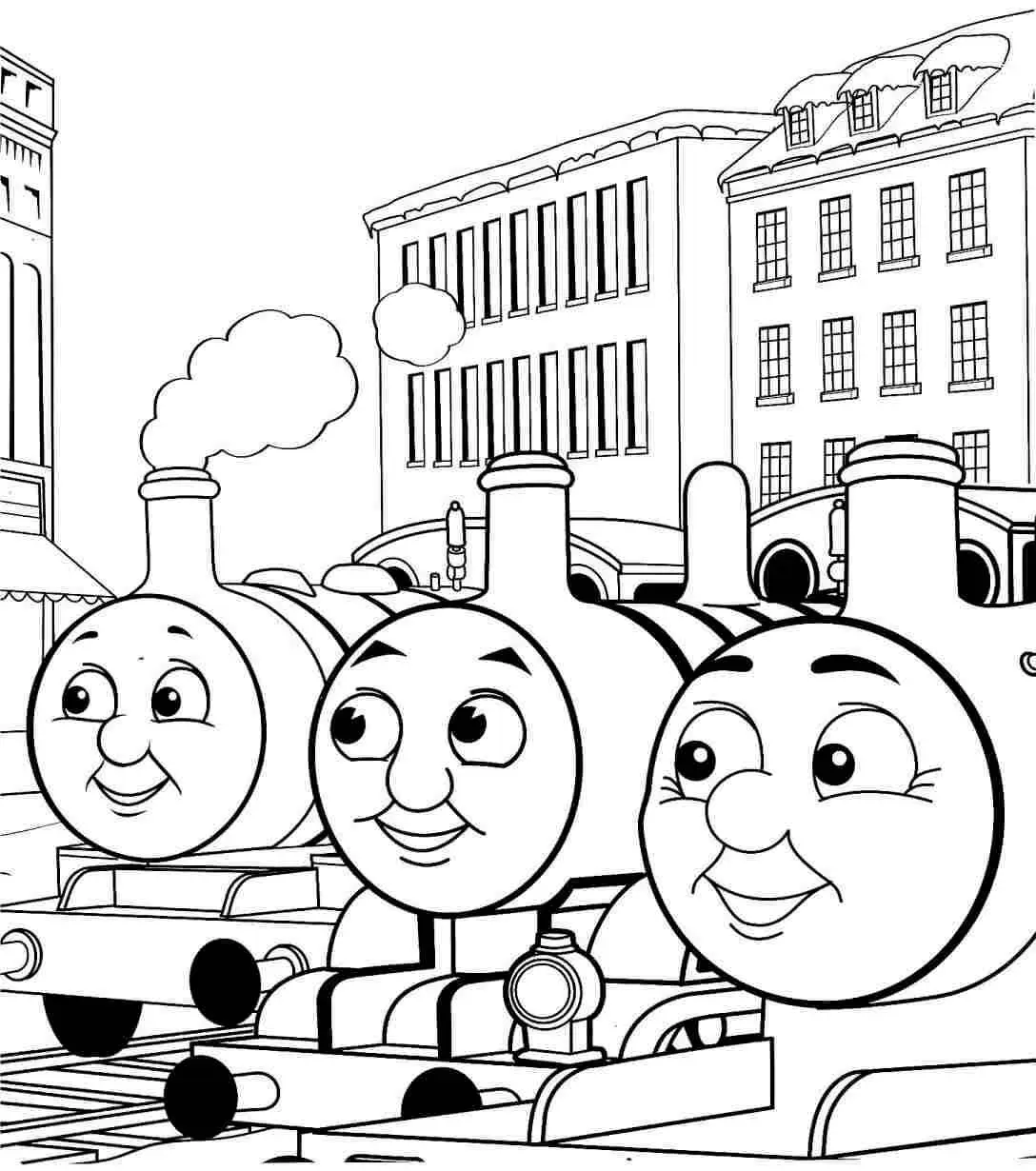Thomas And Friends Printable Coloring Pages