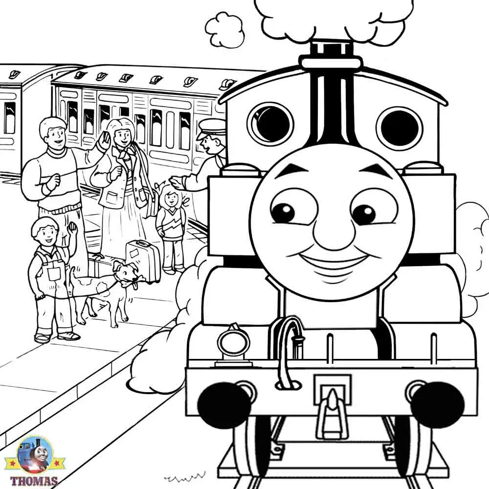 Thomas Coloring Pages To Print