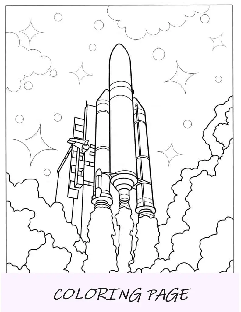 Foguete Ariane 5 decolando da plataforma de lançamento