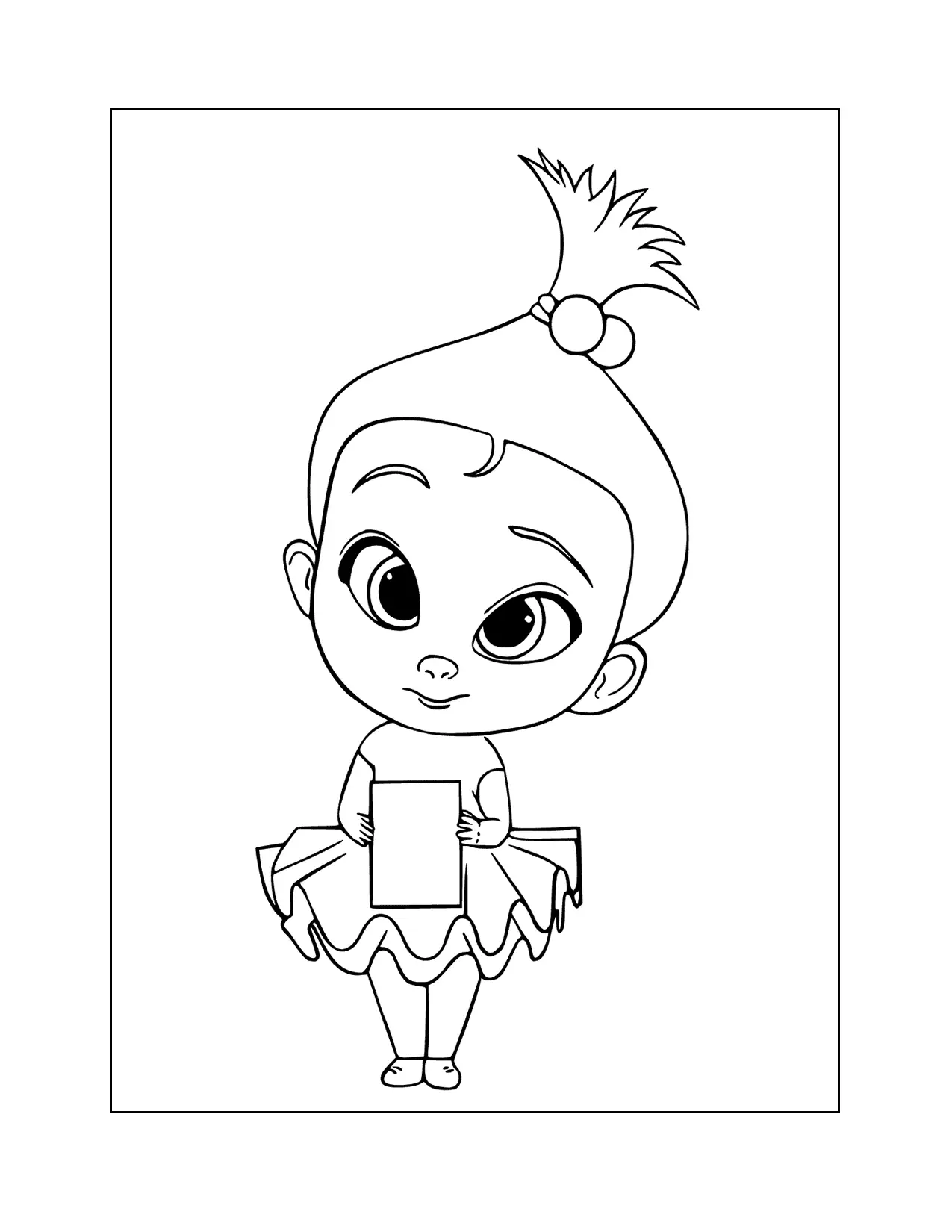 Staci Boss Baby Coloring Page
