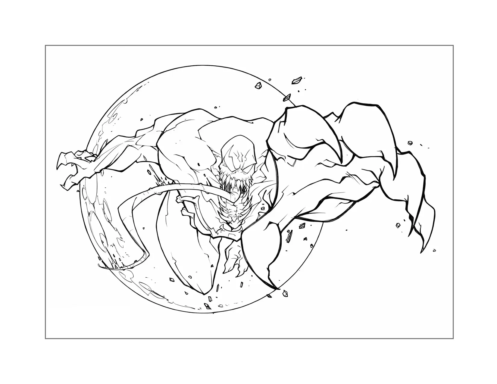 Venoms Reach Coloring Page