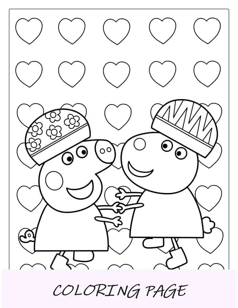 Peppa Pig gioca con la pecora Suzy