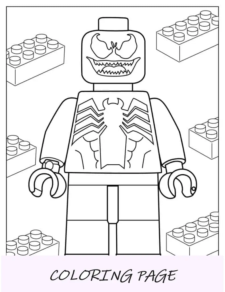 Lego Veneno Para Colorear