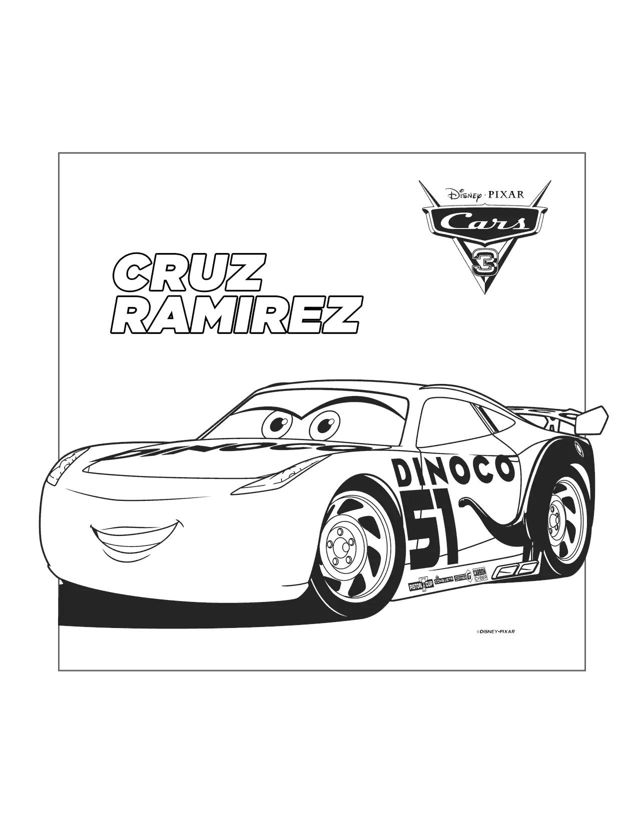 Cruize Ramirez Cars Coloring Page