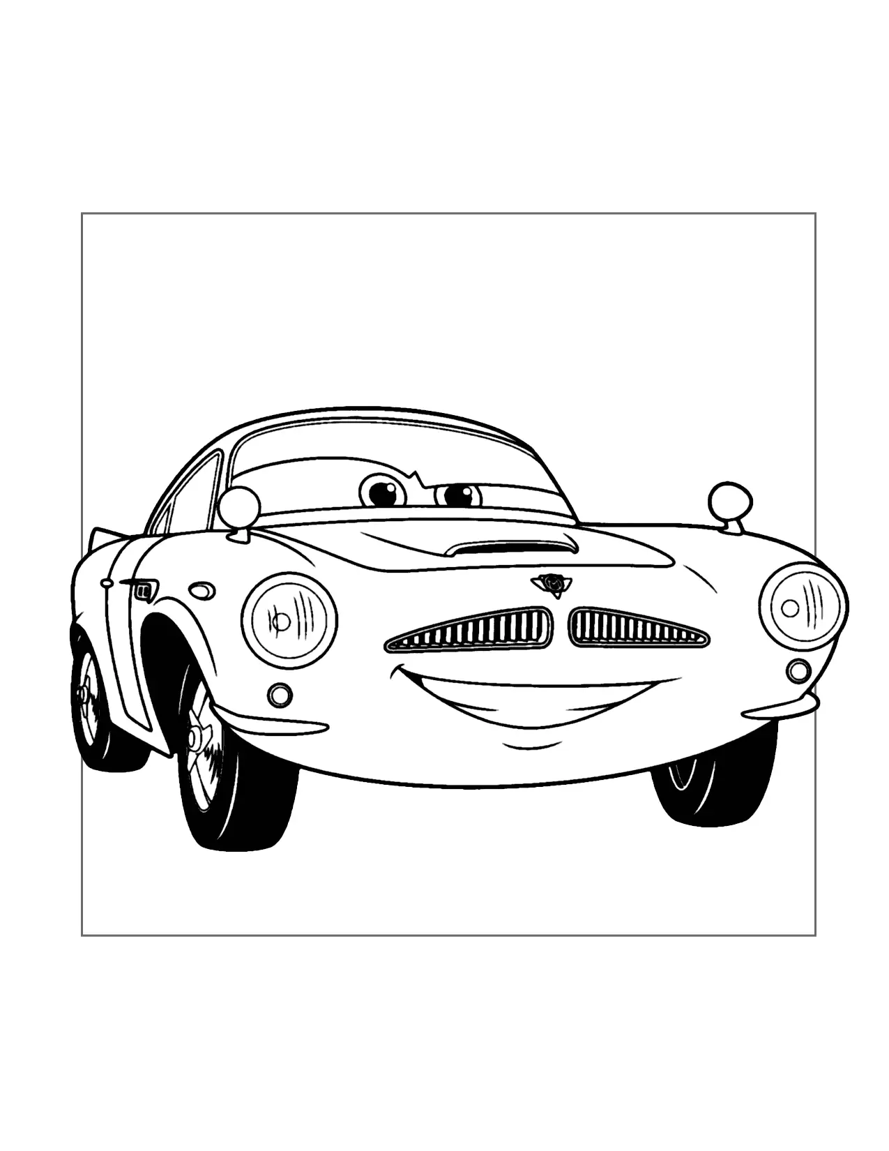 Secret Agent Finn Mcmissile Coloring Page