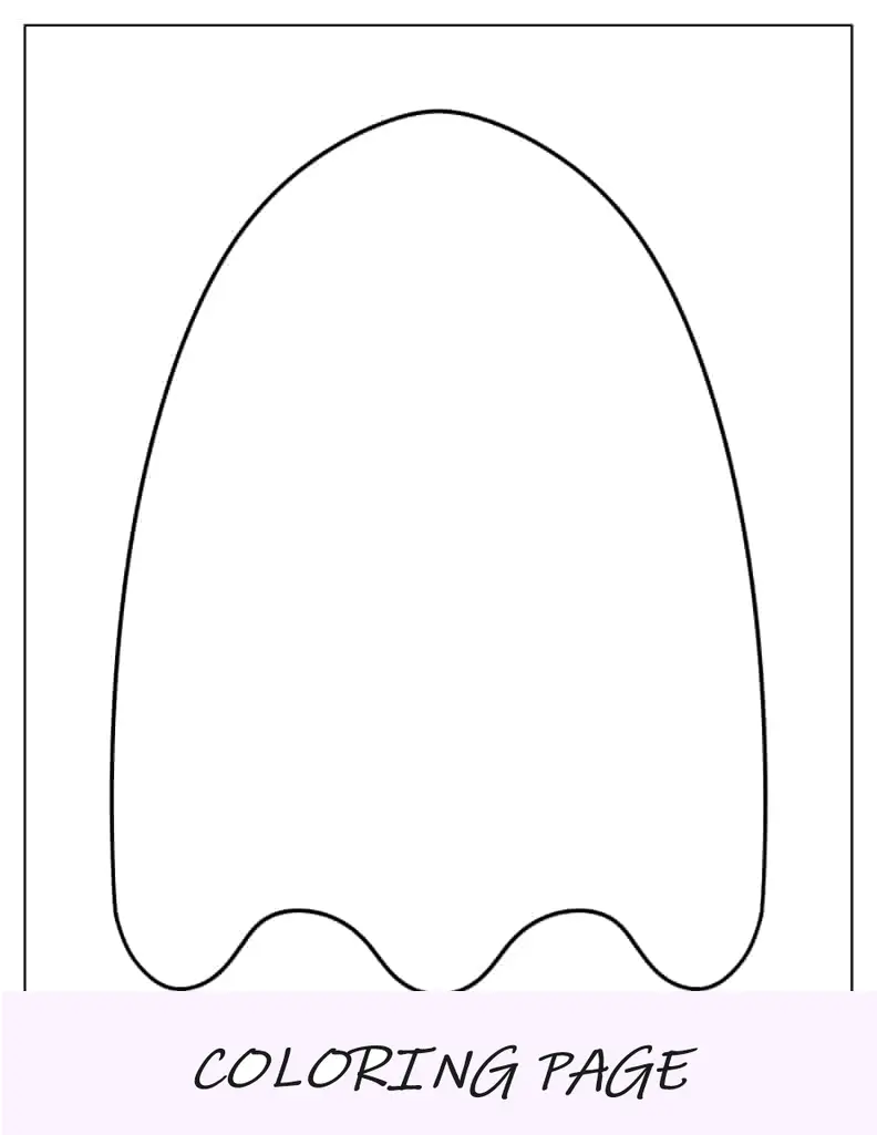 Plantilla de fantasma simple de página completa