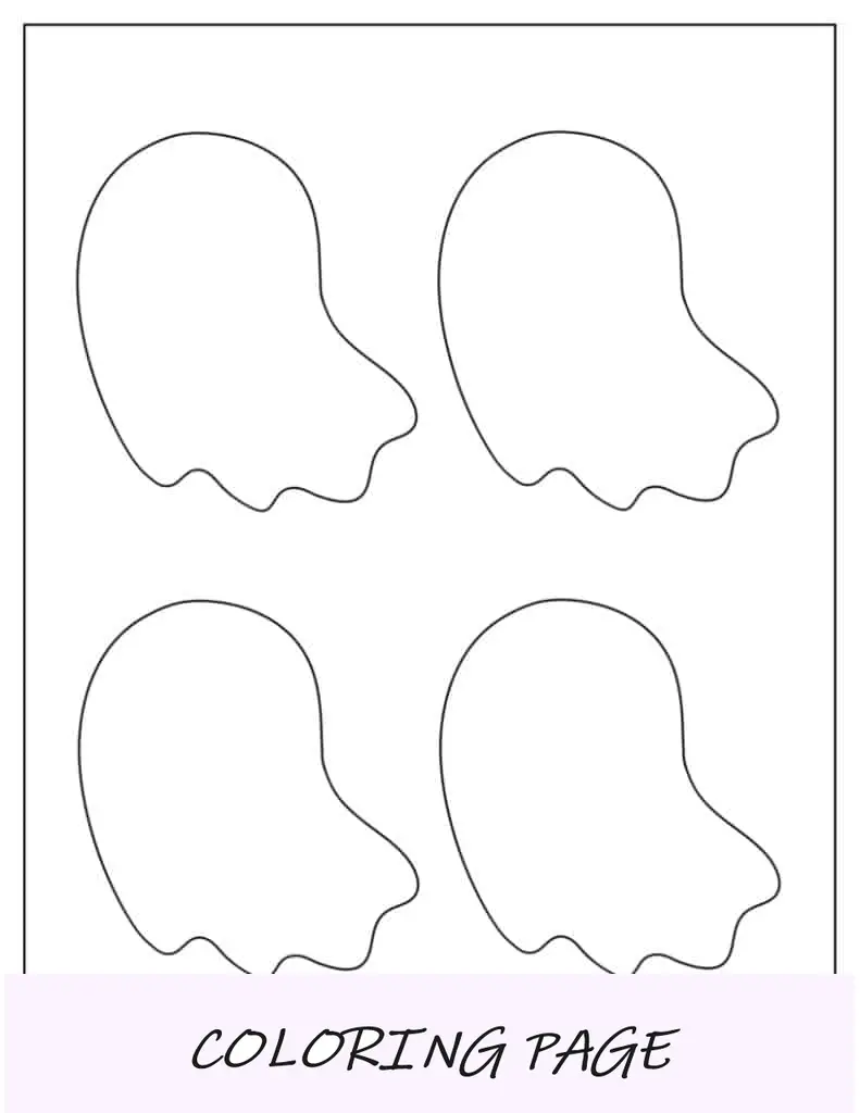 Fantasma lindo mediano para niños en edad preescolar