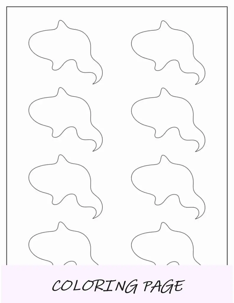 Plantilla de fantasma flotante pequeño