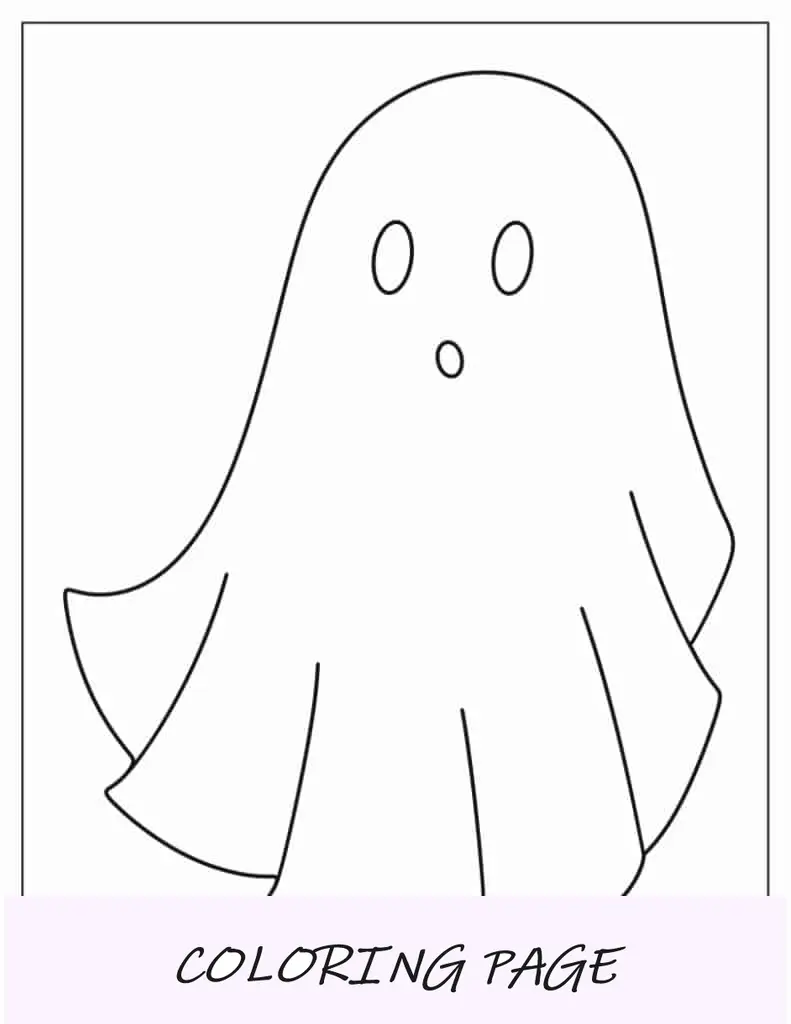Plantilla de fantasma de manta de página completa