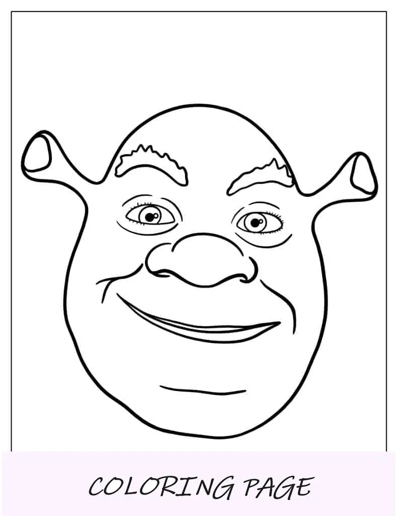 Shrek saindo do banheiro