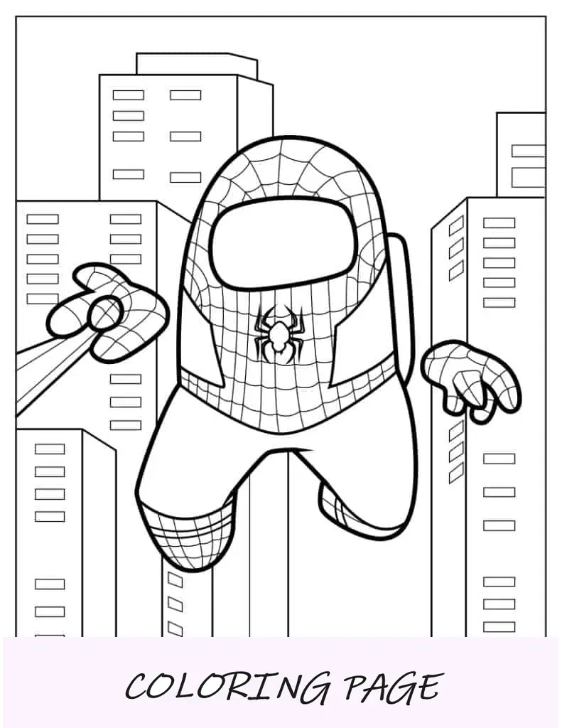 Entre nós, Homem-Aranha usando web