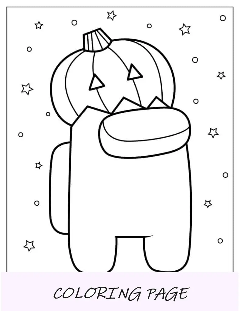 Colega de tripulação Kawaii Halloween para crianças