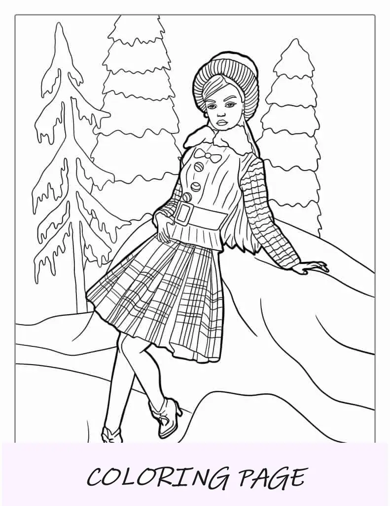 Barbie na neve