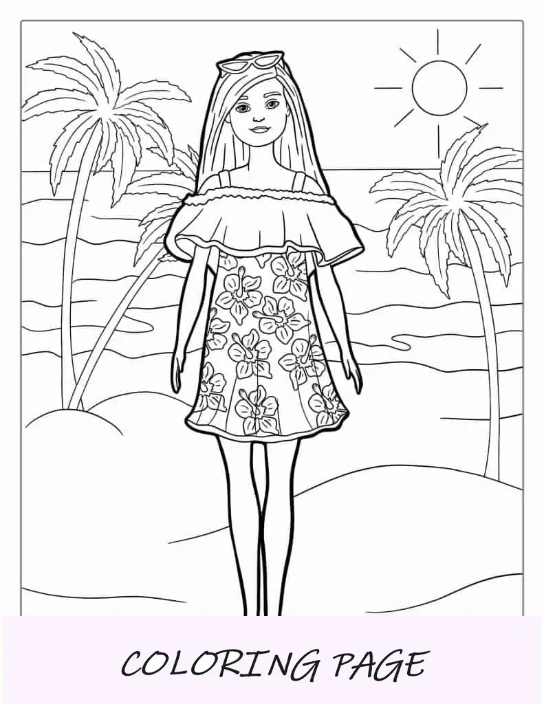 Barbie na praia