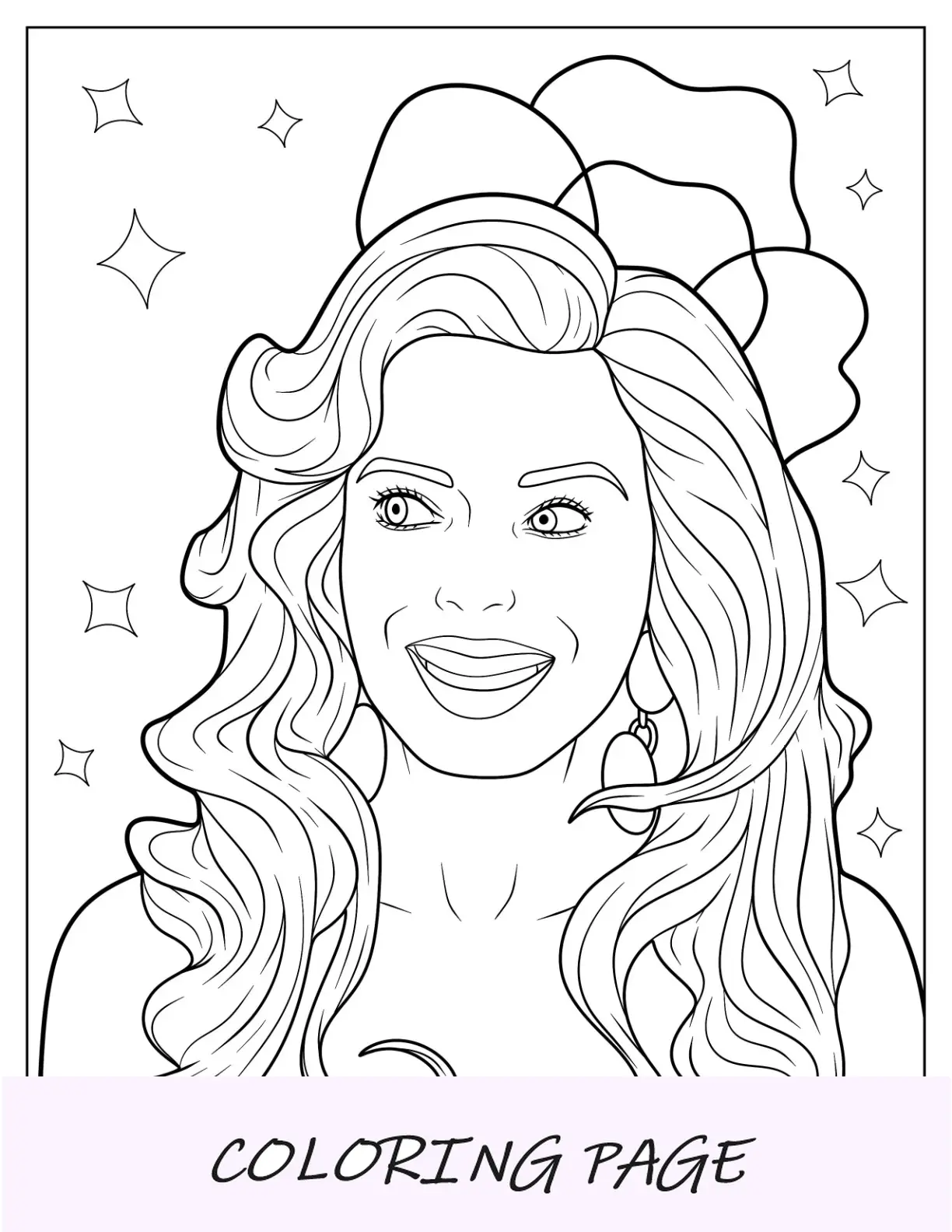 Página para colorir do filme Barbie 3