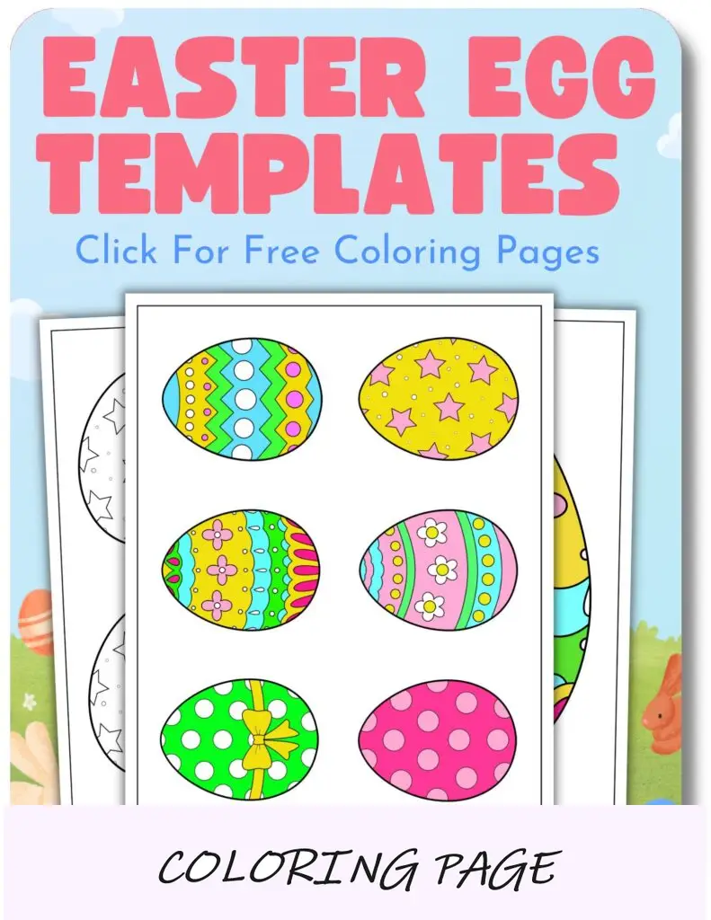 Plantillas de huevos de Pascua para Pascua V2