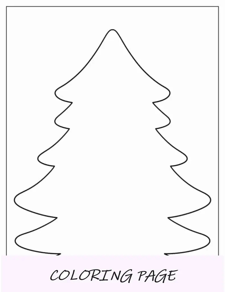 Modelo de árvore de Natal irregular de duas meias páginas
