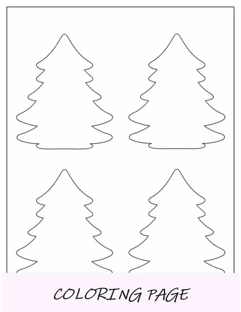 Modelo de árvore de Natal pequena e irregular