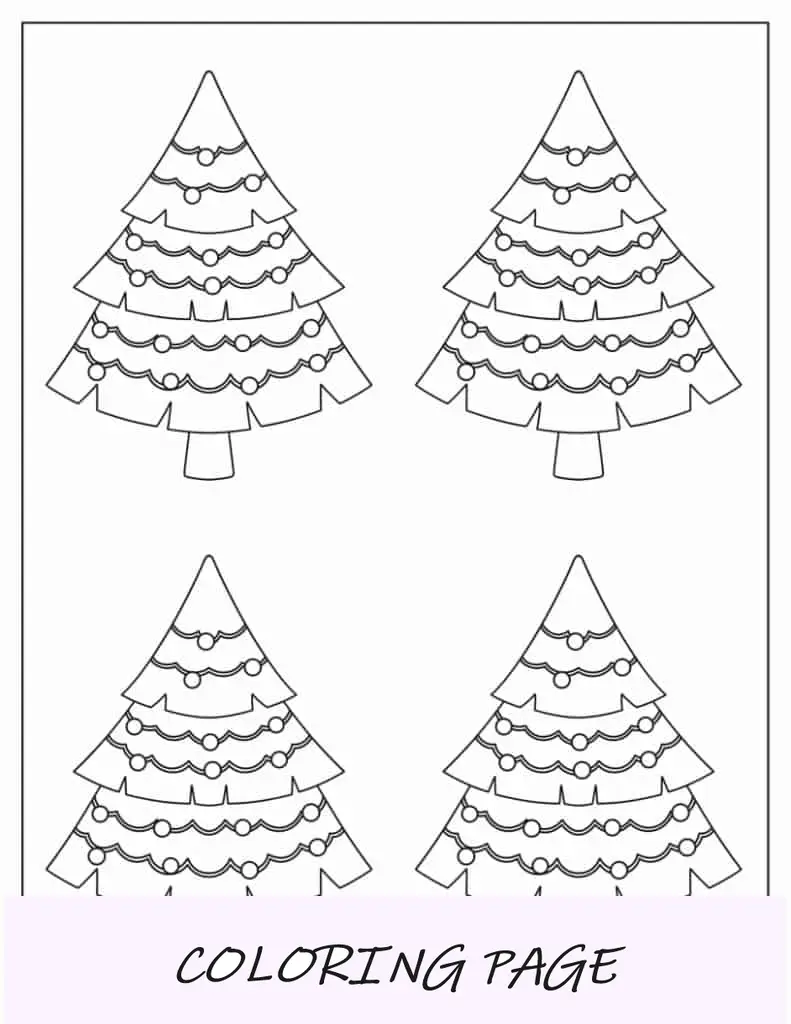 Modelo de pequena árvore de Natal festiva