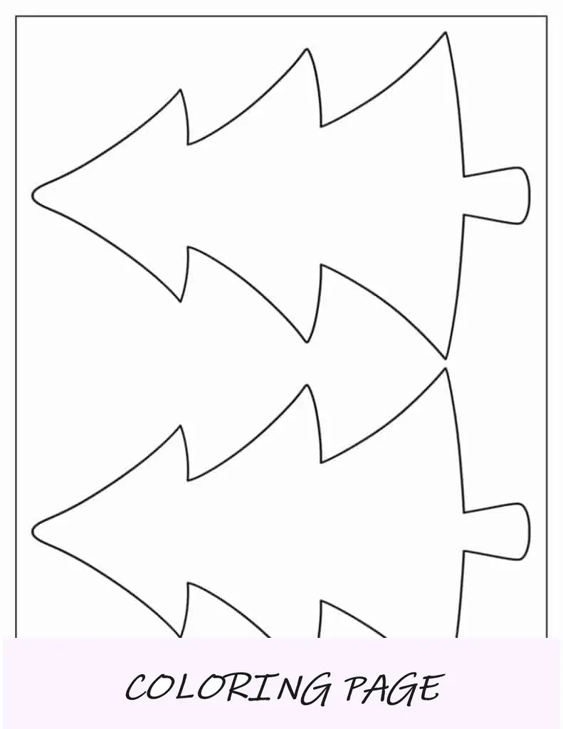Modelo de árvore de Natal de padrão médio