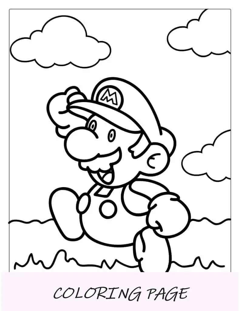 Dibujos Para Colorear De Paper Mario