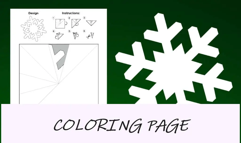 Padrão de borda pontiaguda de papel-floco de neve