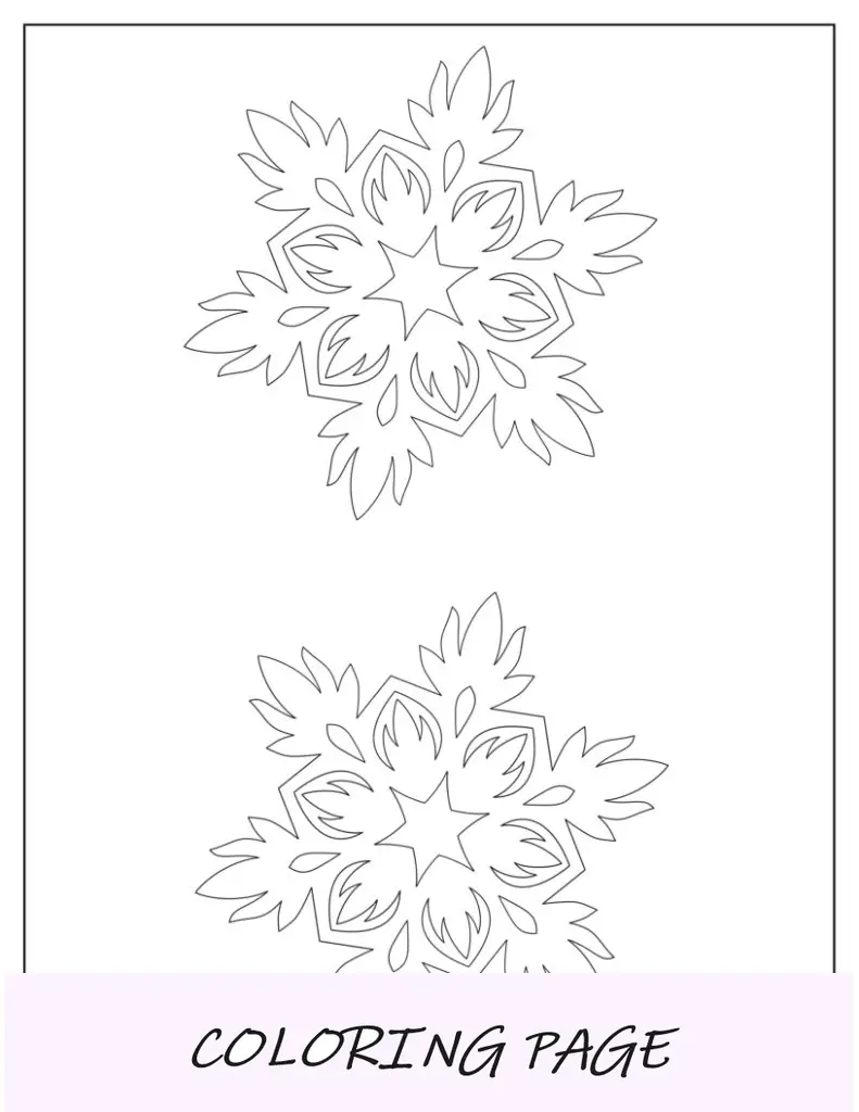 Modelo de floco de neve com padrão de lótus médio