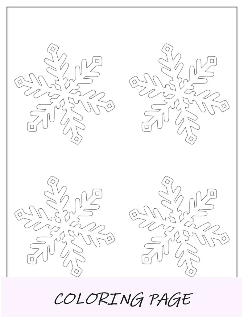 Modelo de floco de neve estelar de samambaia pequena