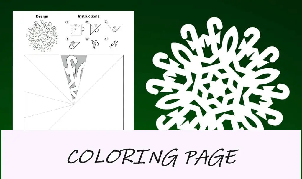 Modelo de floco de neve de papel-samambaia-padrão estelar