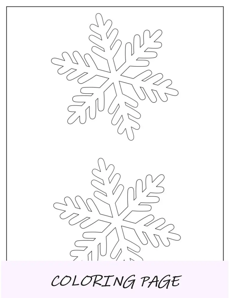 Modelo médio de flocos de neve com agulhas de samambaia