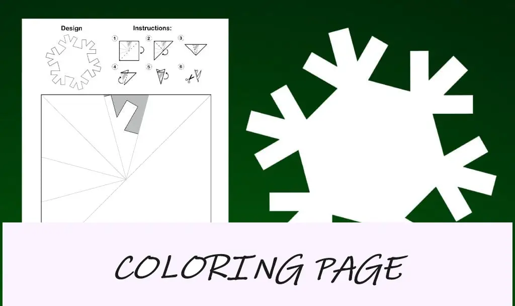Papel-floco de neve-modelo-coração-padrão