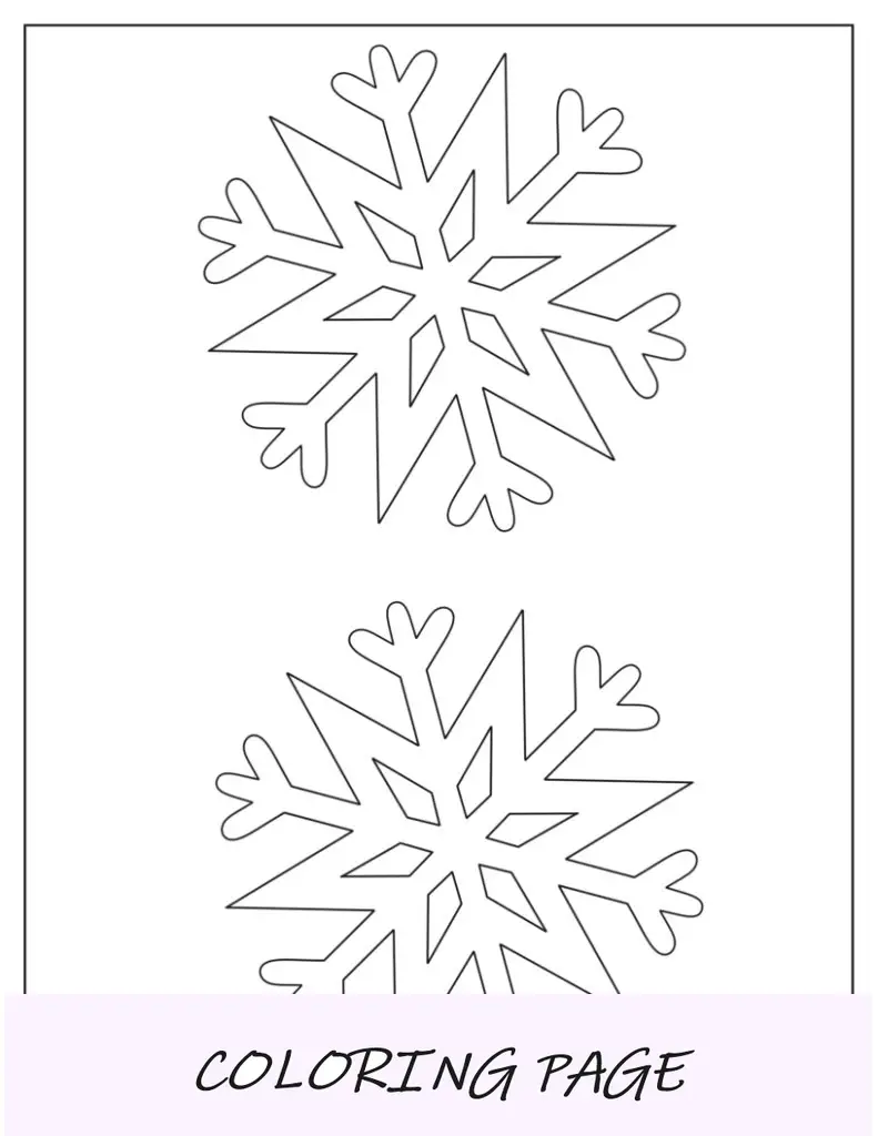 Modelo de floco de neve de cristal médio