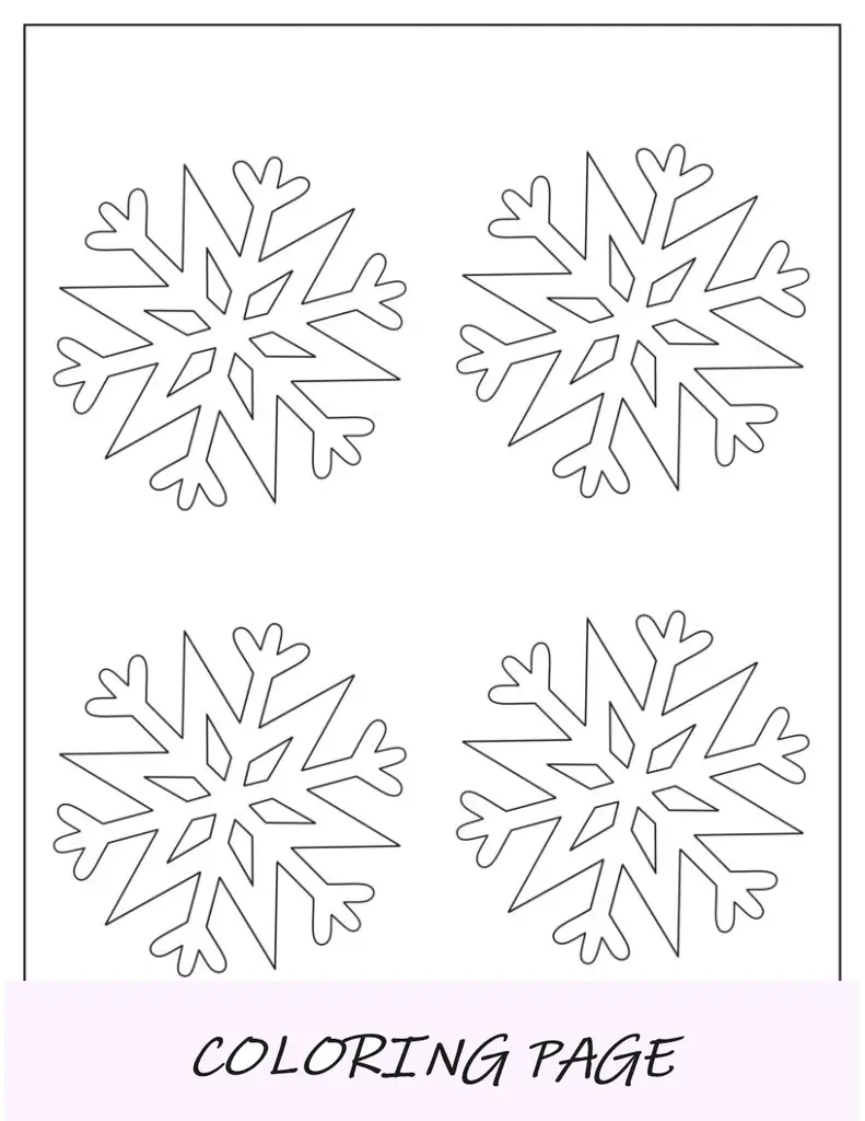 Modelo de floco de neve de cristal pequeno