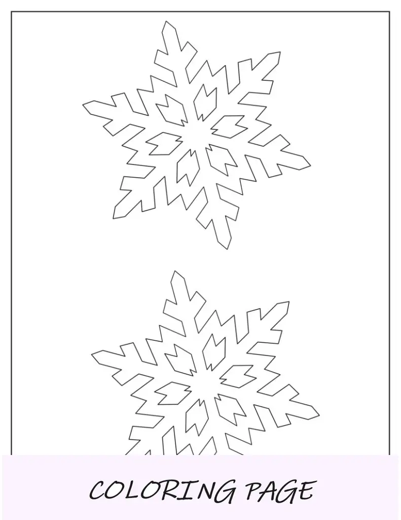 Floco de neve médio com padrão de flor de cerejeira