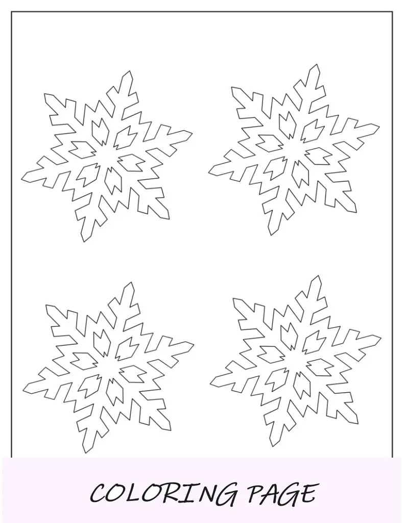 Floco de neve pequeno com padrão de flor de cerejeira