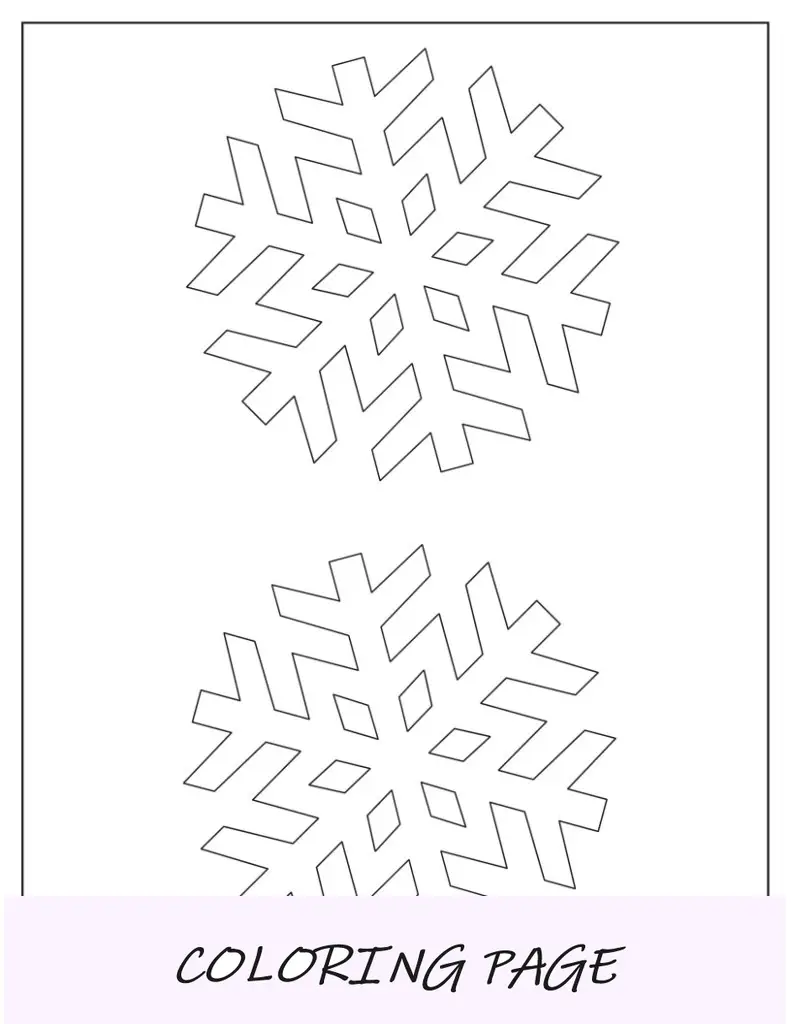 Modelo de floco de neve médio e complexo