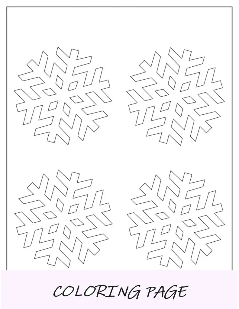 Modelo de floco de neve pequeno e intrincado